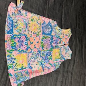 18-24M Pink and Blue Lilly Pulitzer Dress